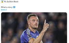 瓦尔迪：草根传奇，ESPN报道其加盟莱斯特前周薪仅30镑。