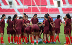 中国女足U16 6-0大胜中亚队，蒋、骈双星闪耀世界波。