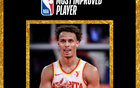 NBA官方：老鹰戴森-丹尼尔斯获本季最快进步奖