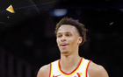 ⭐2024-25赛季NBA进步之星，老鹰后卫丹尼尔斯领跑