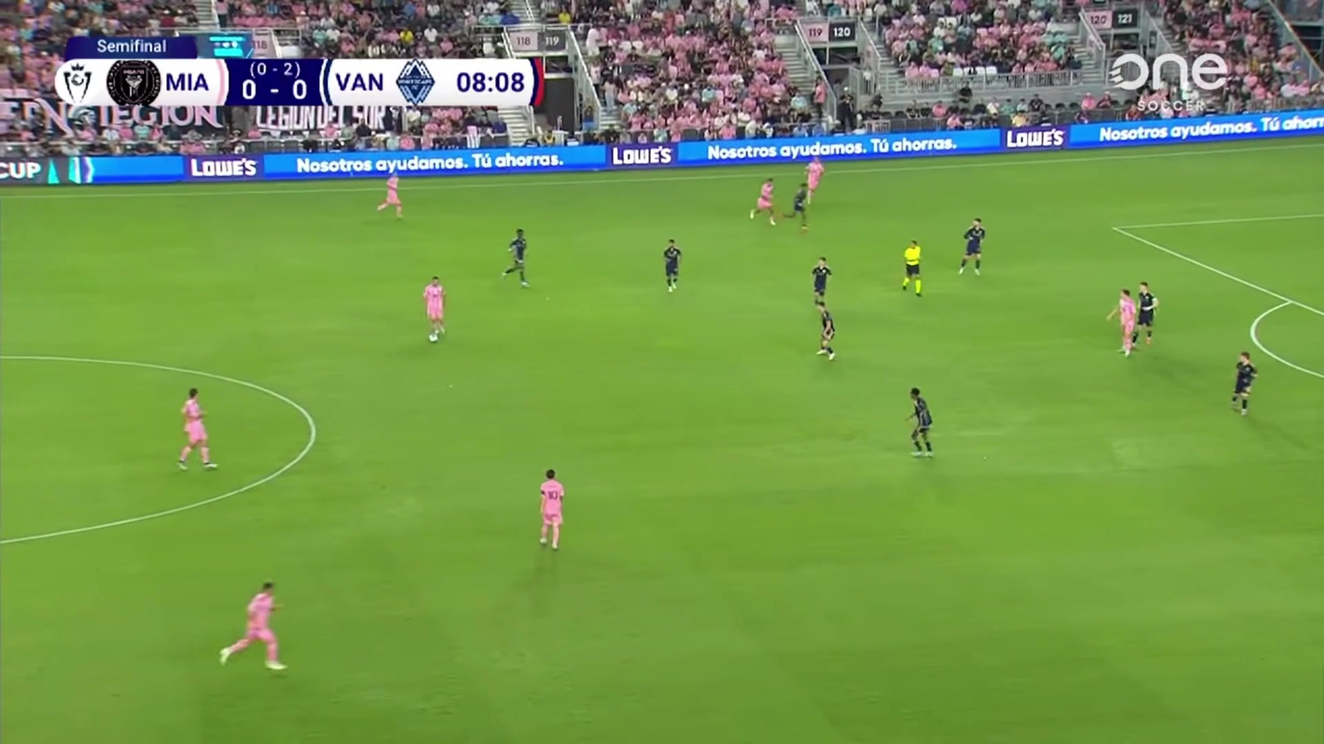 集锦美冠杯-梅西无缘决赛 温哥华总比分5-1双杀迈阿密